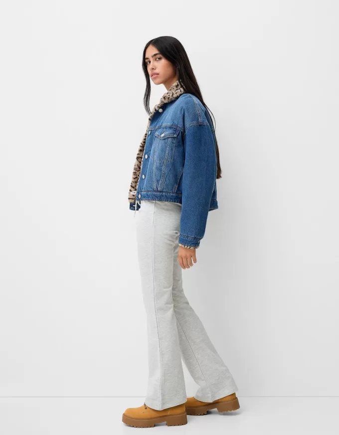 Plush flared pants Plush flared pants