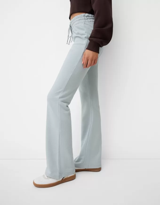 Plush flared pants