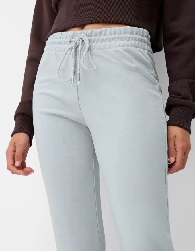 Plush flared pants
