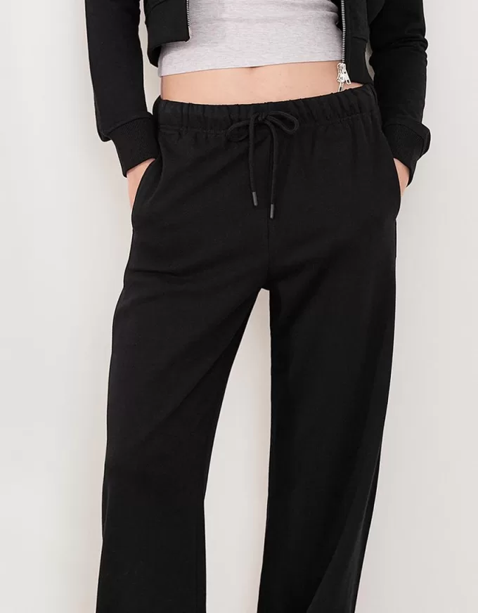 Plush pants with side seams Plush pants with side seams