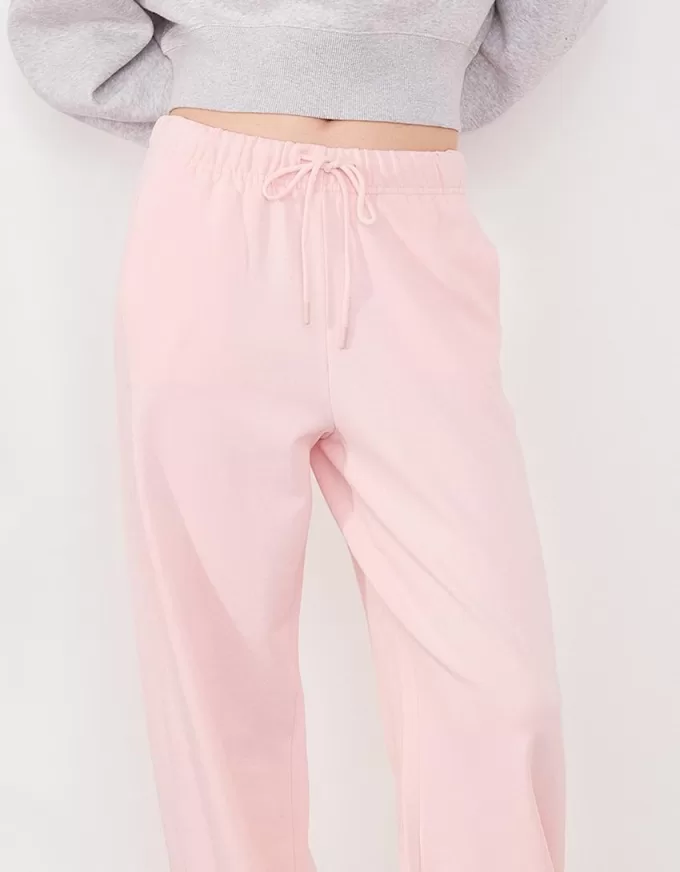 Plush pants with side seams Plush pants with side seams