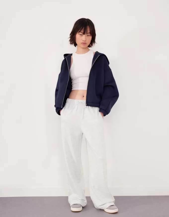 Plush pants with side seams Plush pants with side seams