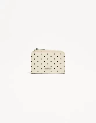 Polka dot coin purse