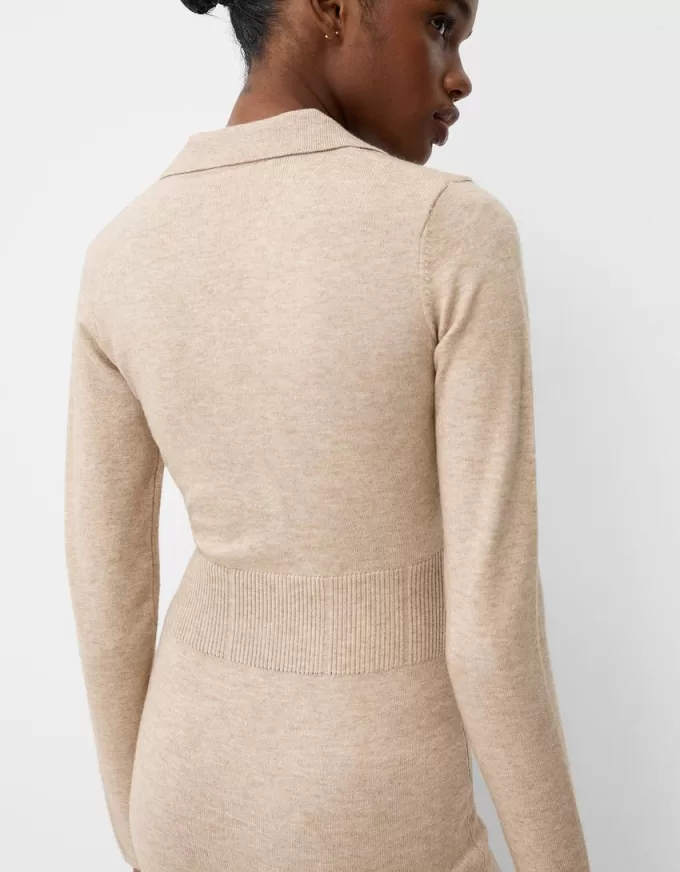 Polo collar midi dress Polo collar midi dress