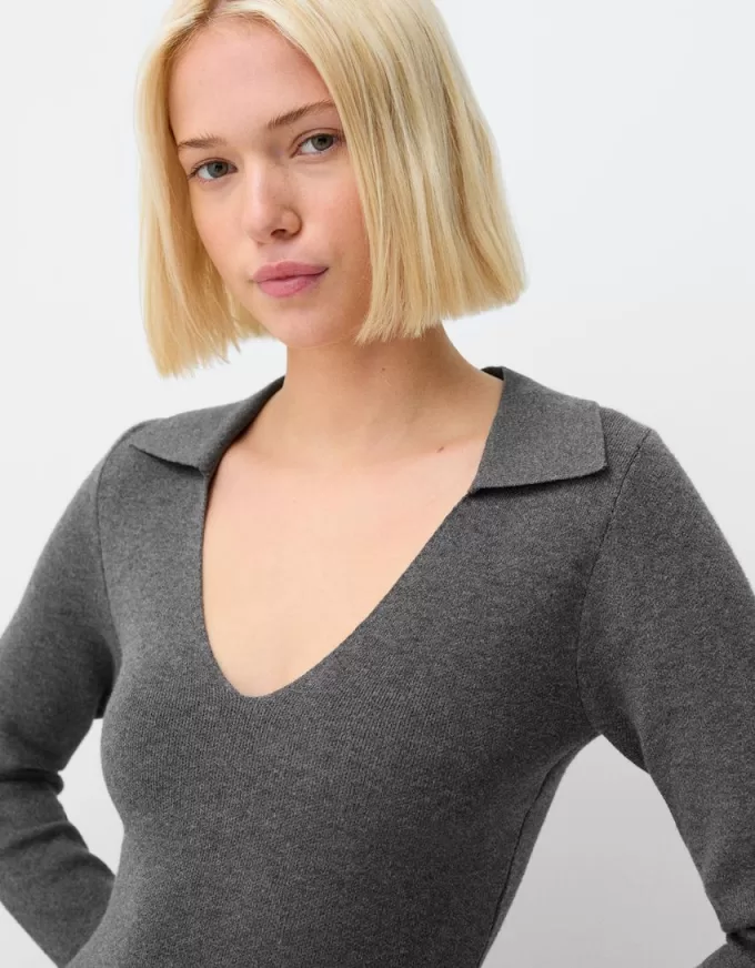 Polo collar mini dress Polo collar mini dress