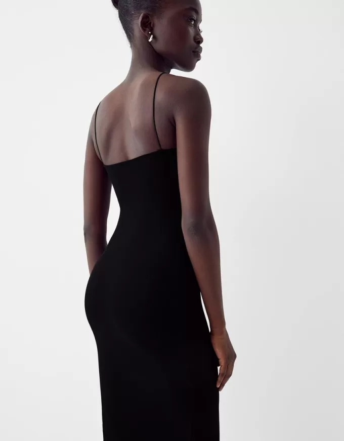 Ponte di Roma midi dress with straps Ponte di Roma midi dress with straps