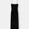 Ponte di Roma midi dress with straps Ponte di Roma midi dress with straps