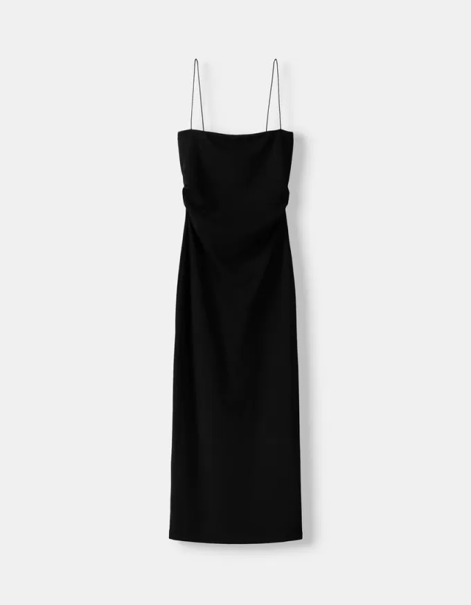 Ponte di Roma midi dress with straps Ponte di Roma midi dress with straps