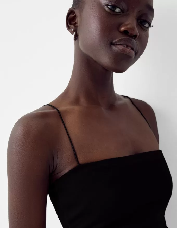 Ponte di Roma midi dress with straps Ponte di Roma midi dress with straps