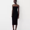 Ponte di Roma midi dress with straps Ponte di Roma midi dress with straps