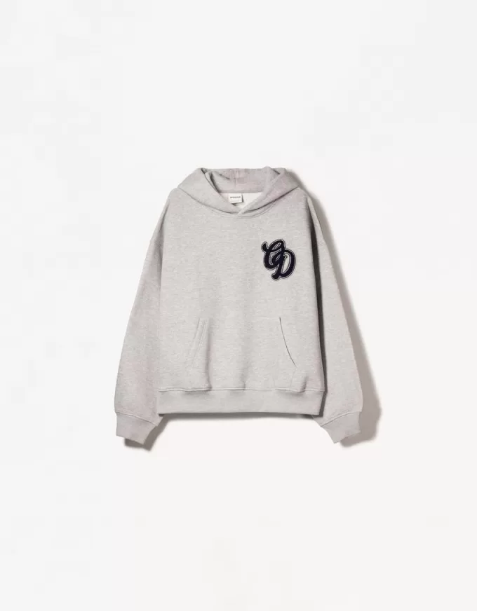 Printed boxy fit hoodie Printed boxy fit hoodie