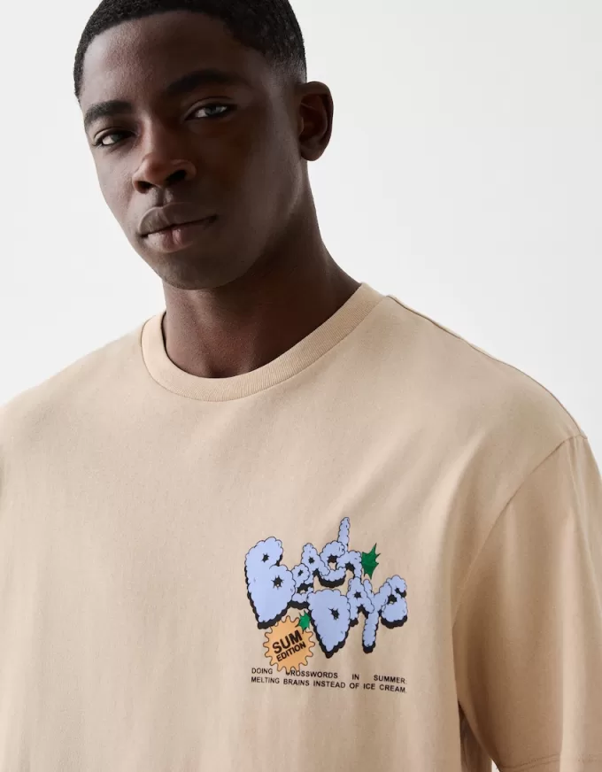 Printed boxy-fit short sleeve T-shirt Printed boxy-fit short sleeve T-shirt