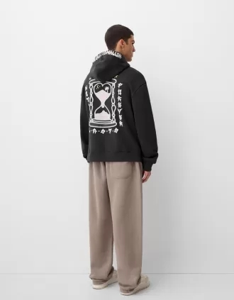 Printed oversize hoodie