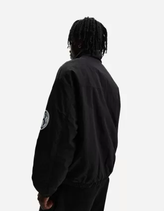 Printed puffer jacket