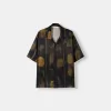Printed short sleeve boxy fit shirt Printed short sleeve boxy fit shirt