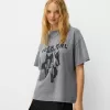 Printed short sleeve oversize T-shirt Printed short sleeve oversize T-shirt