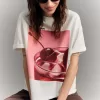 Printed short sleeve oversize T-shirt Printed short sleeve oversize T-shirt