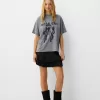 Printed short sleeve oversize T-shirt Printed short sleeve oversize T-shirt