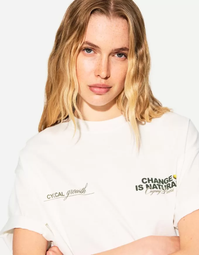 Printed short sleeve oversize T-shirt Printed short sleeve oversize T-shirt