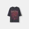 Printed short sleeve oversize T-shirt Printed short sleeve oversize T-shirt
