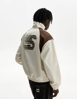 Printed technical jacket