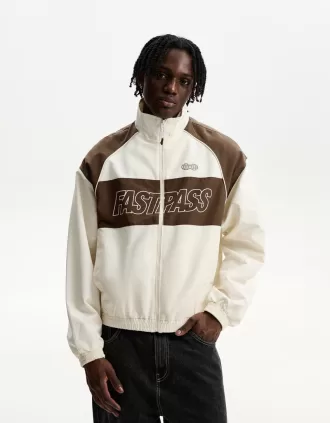 Printed technical jacket