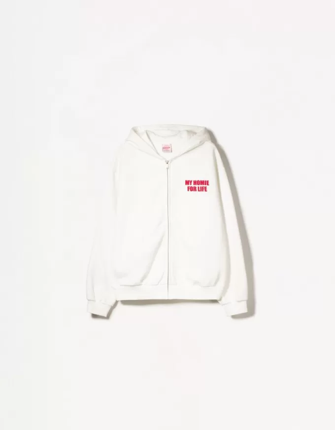 Printed zip-up hoodie Printed zip-up hoodie