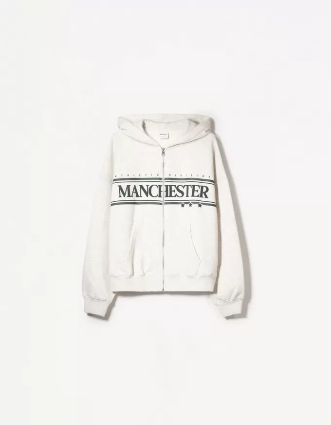 Printed zip-up hoodie Printed zip-up hoodie