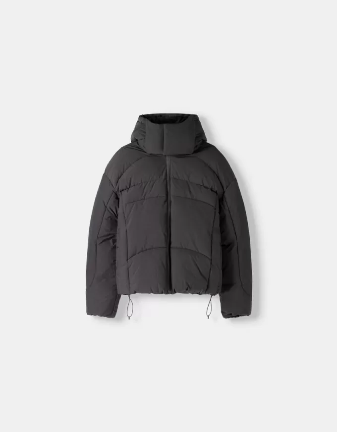 Puffer jacket with hood