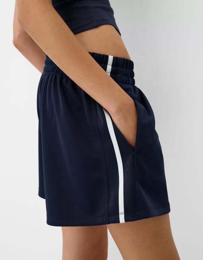 Retro shorts with side stripe Retro shorts with side stripe