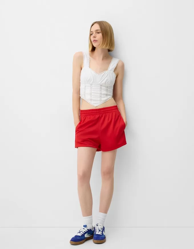 Retro shorts with side stripe Retro shorts with side stripe