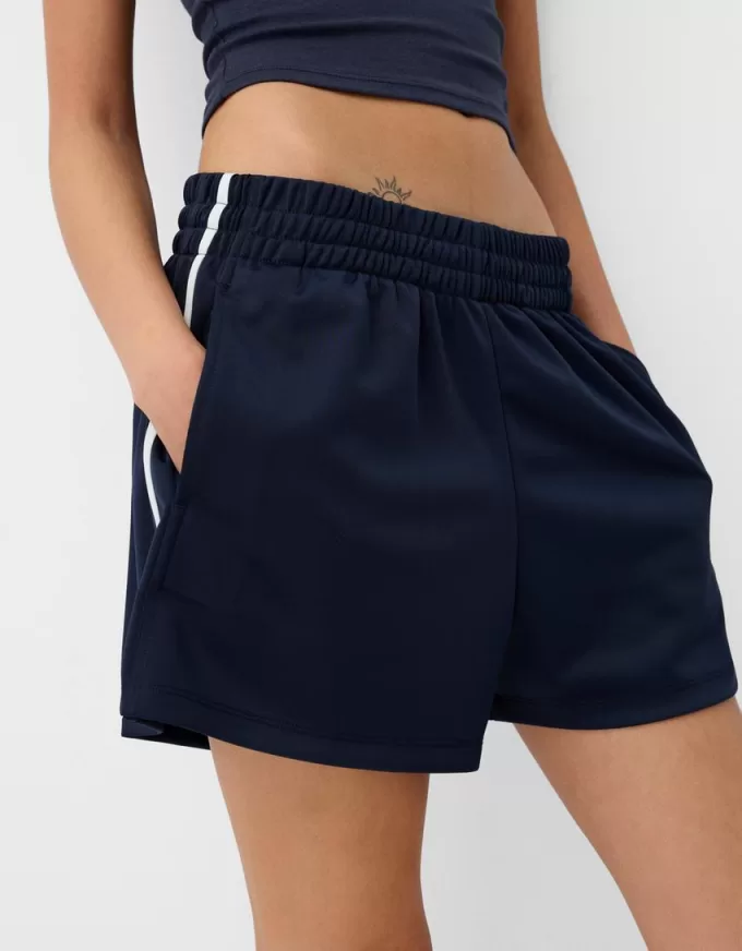 Retro shorts with side stripe Retro shorts with side stripe