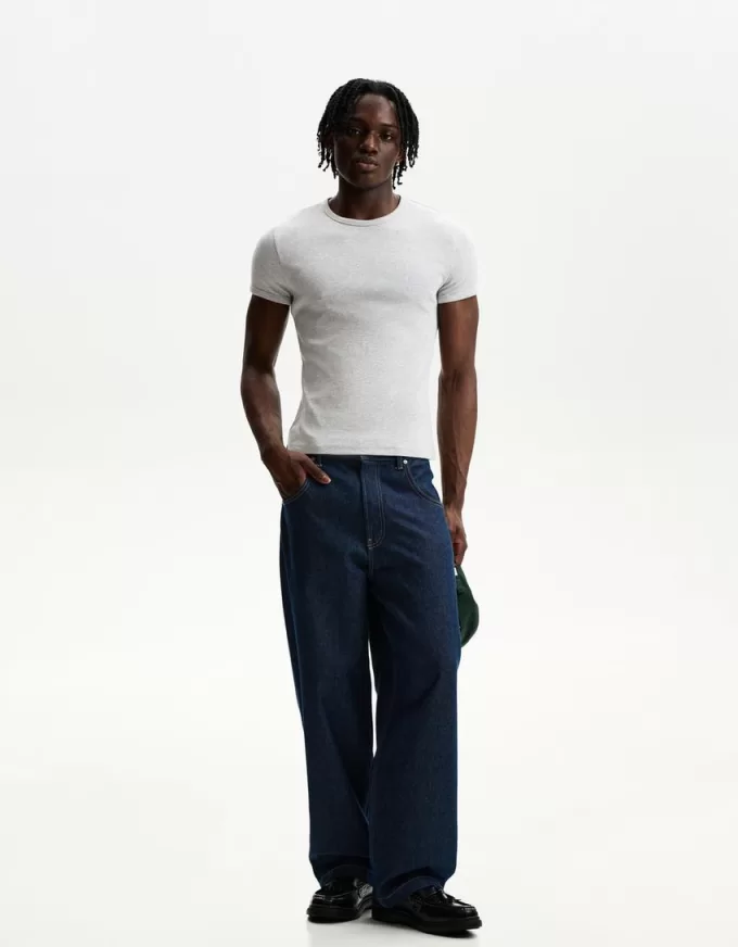 Ribbed short sleeve T-shirt Ribbed short sleeve T-shirt