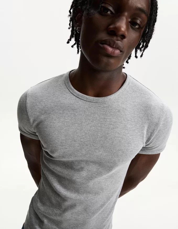 Ribbed short sleeve T-shirt Ribbed short sleeve T-shirt