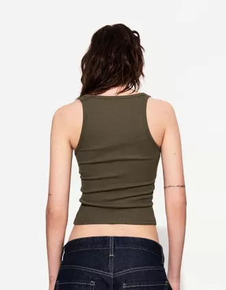 Ribbed tank top