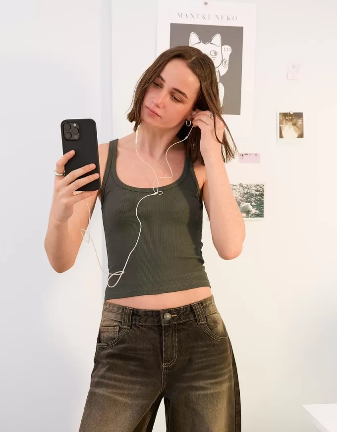 Ribbed tank top Ribbed tank top