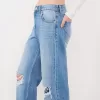 Ripped wide-leg ’90s jeans Ripped wide-leg ’90s jeans