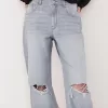 Ripped wide-leg ’90s jeans Ripped wide-leg ’90s jeans