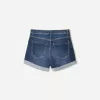 Roll-up denim shorts Roll-up denim shorts
