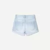 Roll-up denim shorts Roll-up denim shorts