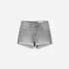 Roll-up denim shorts Roll-up denim shorts