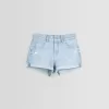 Roll-up denim shorts Roll-up denim shorts
