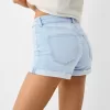 Roll-up denim shorts Roll-up denim shorts