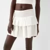 Ruffled mini skirt with elastic waist Ruffled mini skirt with elastic waist