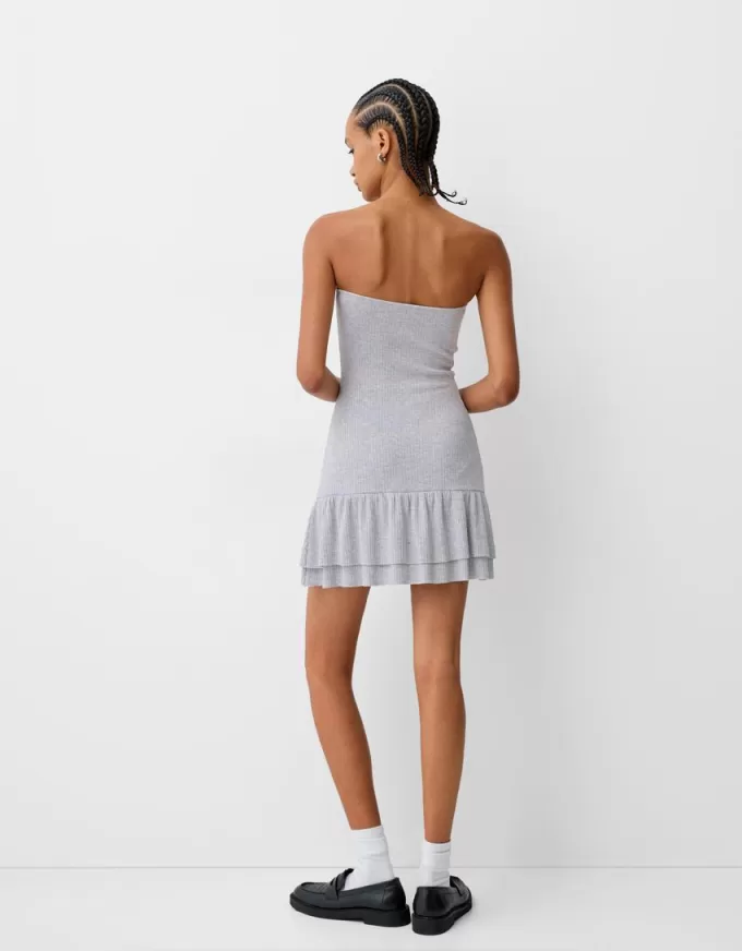 Ruffled off-the-shoulder mini dress Ruffled off-the-shoulder mini dress