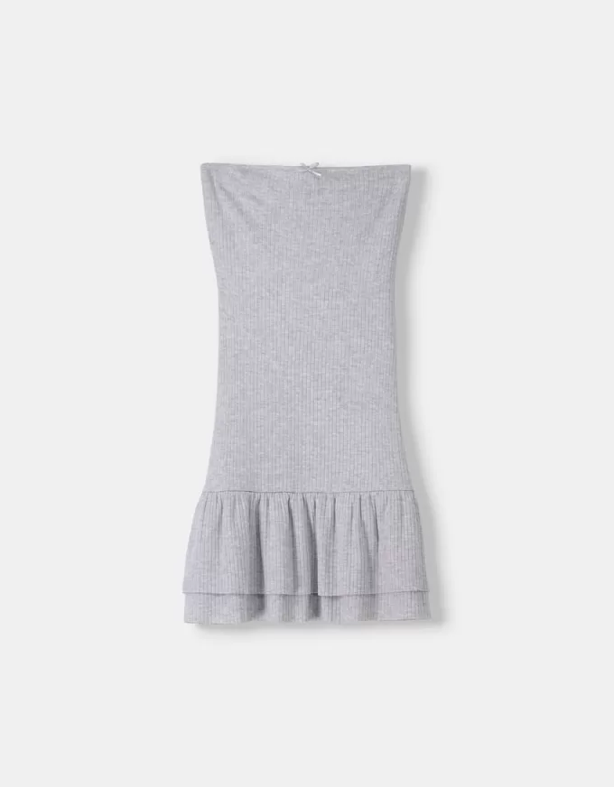 Ruffled off-the-shoulder mini dress Ruffled off-the-shoulder mini dress