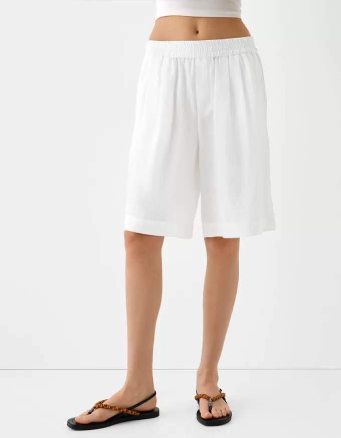Rustic cotton Bermuda shorts Rustic cotton Bermuda shorts