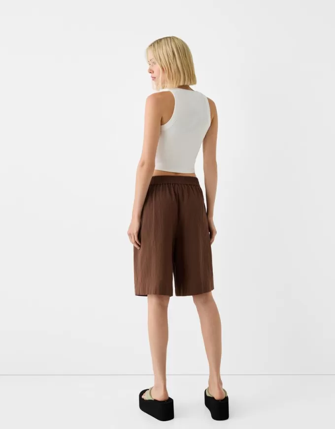 Rustic cotton Bermuda shorts Rustic cotton Bermuda shorts