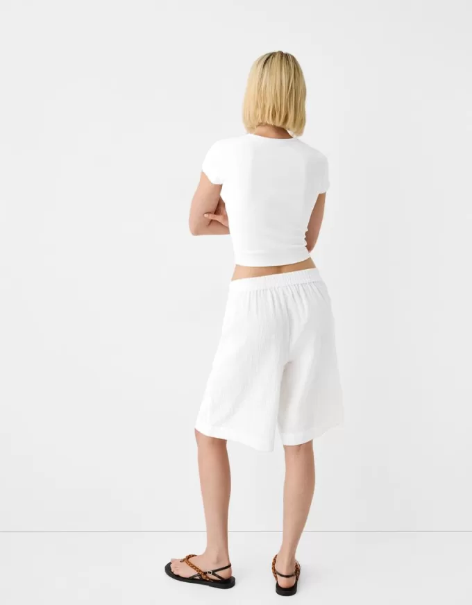 Rustic cotton Bermuda shorts Rustic cotton Bermuda shorts