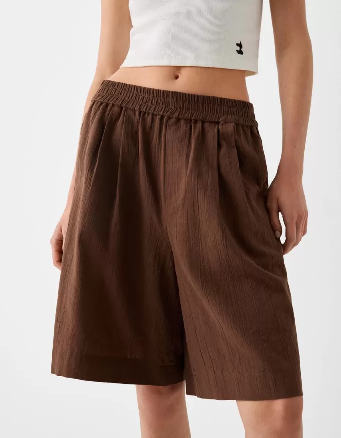 Rustic cotton Bermuda shorts Rustic cotton Bermuda shorts